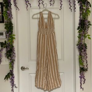 American Eagle Soft Striped Jumpsuit